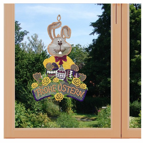 Fensterbild frohe ostern - frohe,