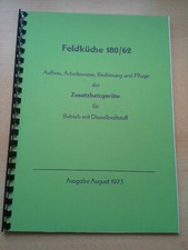 NVA FELDKÜCHE 180/62 GULASCHKANONE ANLEITUNG DIESELBRENNER