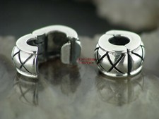 Sterlingsilber 925 Bartschmuck Bartring Bartperle Wikinger Haarperle Celtic