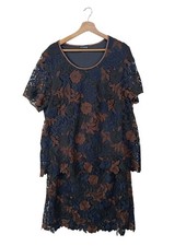 SAMOON BY GERRY WEBER Strick Twin Set Damen Twin Set Gr. DE 46 Party-Look