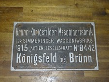 Eisbahn / Dampflok Schild /