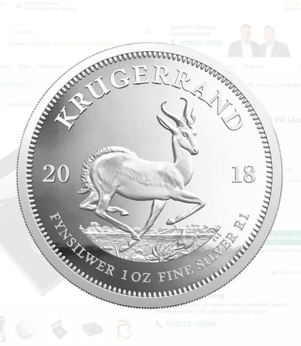 Unze silber krügerrand - 1,