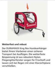 Duramaxx Fahrradanhänger Hund, 250 Liter Laderaum