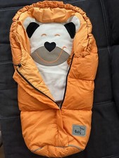 Odenwälder Mucki Fußsack Nest für Kinderwagen/ Buggy 90 cm Orange Warm