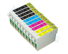 10 Patronen kompatibel für Epson Stylus S21 SX115 SX215 SX415 D78 kein original