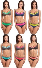 Merry Style Damen Bikini Set Stretch Polyamid Zweiteiliger EU Schnelltrocknend