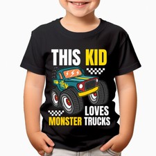 This Kids Loves Monster Trucks