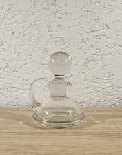 Kleine Karaffe ? Glas Massiv ? für Likör Wein Essig Olivenöl True Vintage