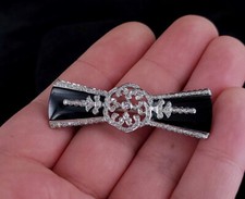 Antike Art Deco 18k Weißgold