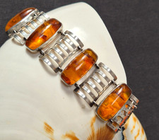 Fischland Bernstein Silber 835