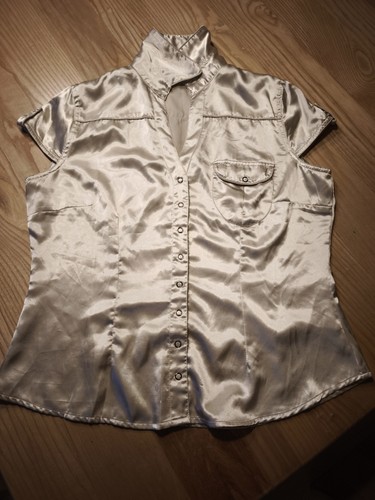 Satin shirt bluse - satin, /