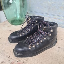 C4611 Alte Skischuhe | Leder |