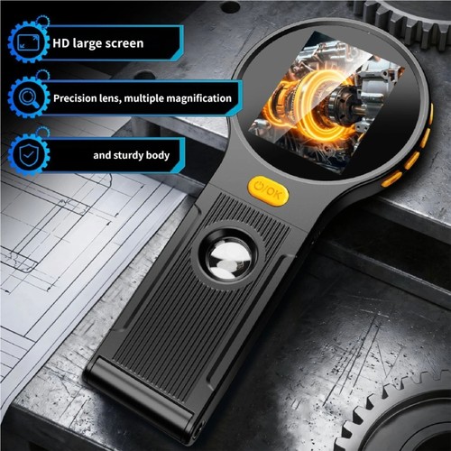 Digital magnified microscope - magnified,