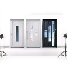 Kunststoff Haustür Anthrazit Farbe