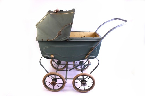 Alter vintage puppenwagen - vintage,