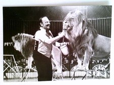 Staatszirkus der DDR, Hanno Coldam, NPT, Löwen-Tiger-Dressur, AK, ungelaufen, ge