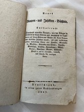 Museale Erstausgabe 1807 Raupen Insekten Büchlein + die Kunst der Essigfertigung