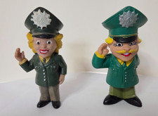 Polizei Deko Figuren für Sammlung + Sammler GdP Ausgabe ca 80er/90er Polizist/in