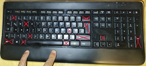 Logitech k800 tastatur - k800,