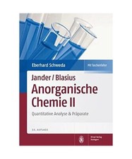 Jander/Blasius, Anorganische Chemie 2: Quantitative Analyse & Präparate, Eberha
