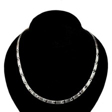 Edelstahl Collier Halskette