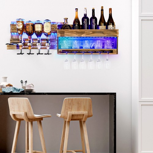 Weinregal mit led licht - weinregal,