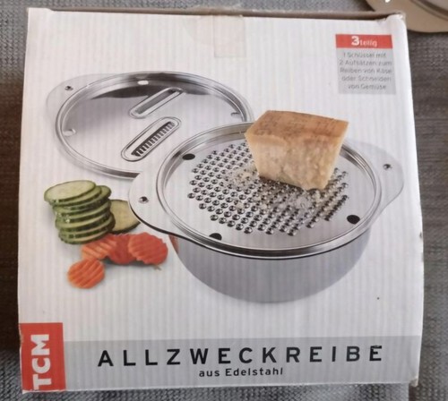 Tcm allweckreibe aus edelstahl - allweckreibe,