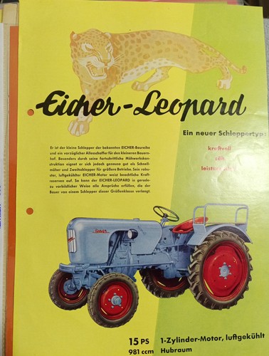 Original prospekt eicher - original,