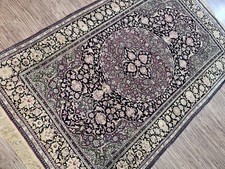 1582-Wunderschöner Original Antiker Persischer Isfahan,215x138 cm²,Tappeto,Rug