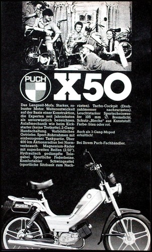 Puch mofa originale - puch, x