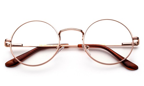 Metall gold lesebrille pilotin - lesebrille,