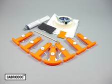 Reparatur Komplett Set Cabrio Glas Heck Scheibe kleben für Audi VW Mini BMW