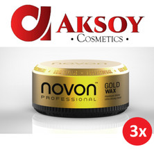 (35,33€/1L) 3x Novon Professional Gold Wax 150ml Haarwax frisch parfüm Duftend