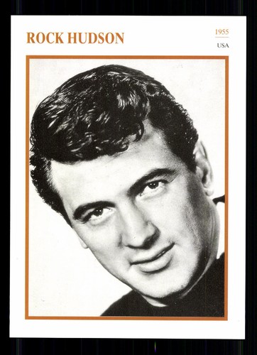 Rock hudson starportraitkarte - hudson,