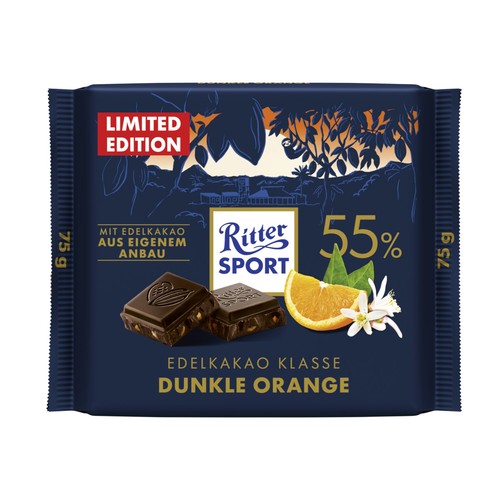 Ritter sport dunkle orange - dunkle,