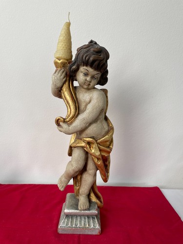 Holzfigur honigschlecker - holzfigur,,