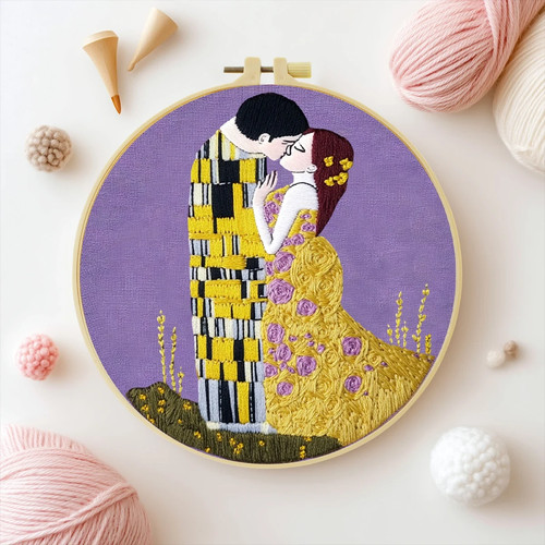 Love diy stickerei set - diy, stickerei-set