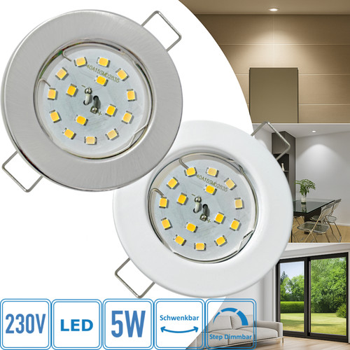 Led strahler tom - strahler, step-dimmbar