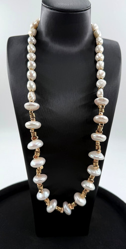 Brautschmuck perlenkette weiß - brautschmuck,