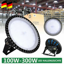 50W 100W 200W 300W UFO LED Hallenleuchte Fluter High Bay Licht Strahler Kaltweiß