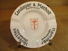 Reklame Aschenbecher Landauer & Macholl Noisettes Hammer Ilmenau Porzellan