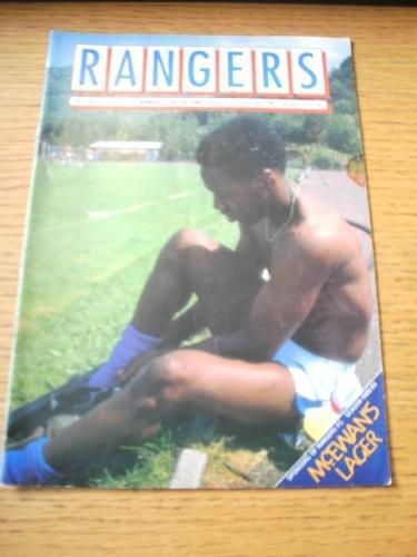 1988 rangers v gks - 07.09.1988,