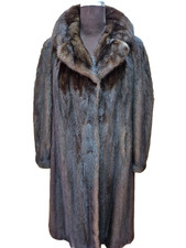 Nerz Mantel males Damen Echt Pelz Gr. 40 MINK