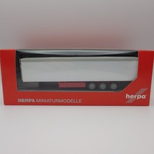 Herpa 076111 1:87 Schubbodenauflieger Weiß Rot Neutral *OVP*