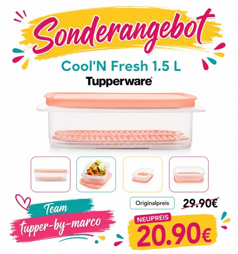 Tupperware cool fresh 5l - fresh, 1,5l