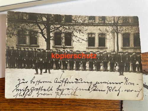 Postkarte infanterie soldaten - postkarte, infanterie-soldaten