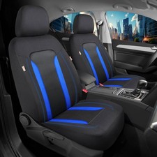 Schonbezüge Sitzbezüge für Renault Kangoo 2 Bj 2008-21 in Schwarz/Blau TF1