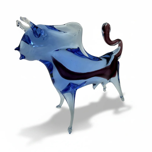 Vintage art glass - glass, stier