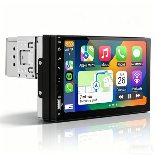 Single 1din autoradio - 1din, 7"