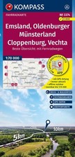 KOMPASS Fahrradkarte 3374